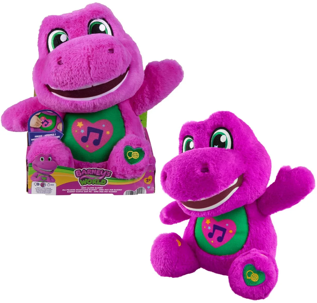 Barney - Singing Plush von Fisher-Price in Lila – Produktfoto
