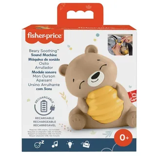 Beary Soothing - Draagbaar Geluidsapparaat - Kalmerend beertje von Fisher-Price in Mehrfarbig – Produktfoto 6 von 6