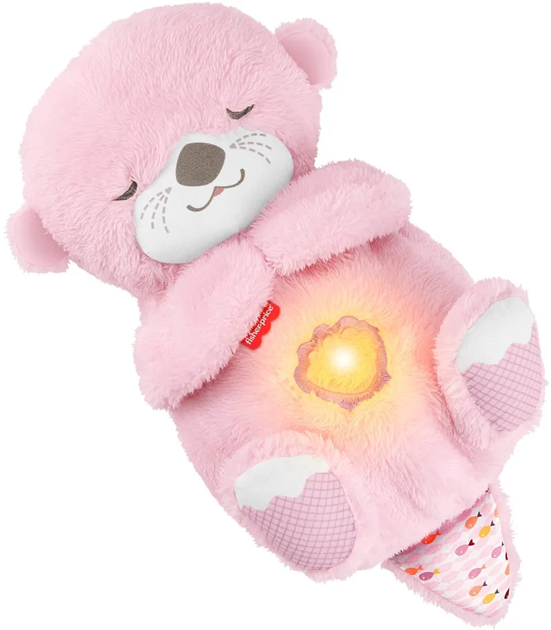 Bedtijd Otter - pluchen babyspeelgoed by Fisher-Price in Pink – product photo