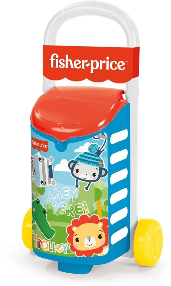 Dolu Fisher Price Trolly met Ballen 25 Stuks från Fisher-Price i Gul – produktbild