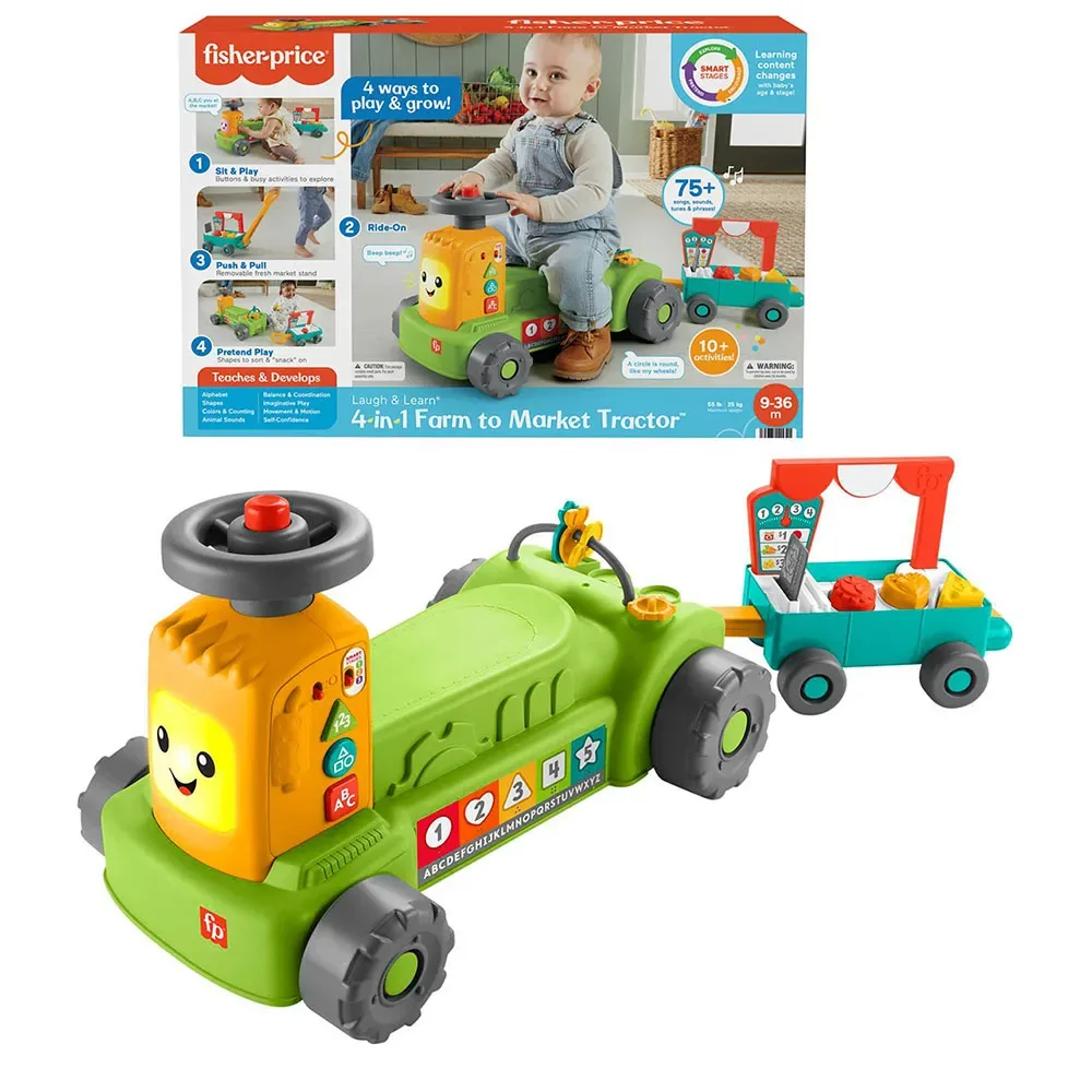 Fisher Price 4-in-1-tractor-babywalker från Fisher-Price – produktbild