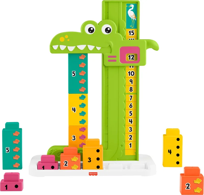 Fisher-Price-De Alligator Additions-Leerspeelgoed JCT13 de Fisher-Price en Multicolore – photo du produit