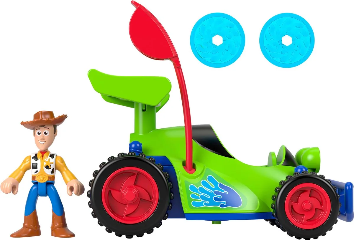 Imaginext Toy Story Woody & R.C. Toy Set van Fisher-Price in Meerkleurig – productfoto