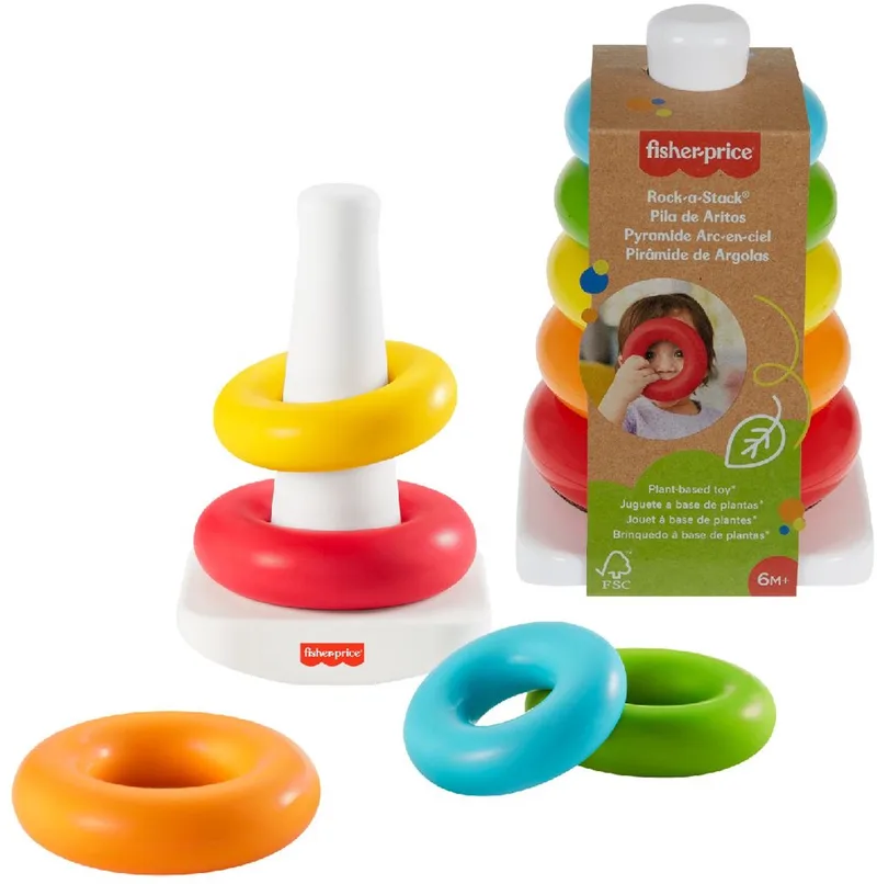 Kleurenringpiramide - Stapelspeelgoed by Fisher-Price in Multicolour – product photo