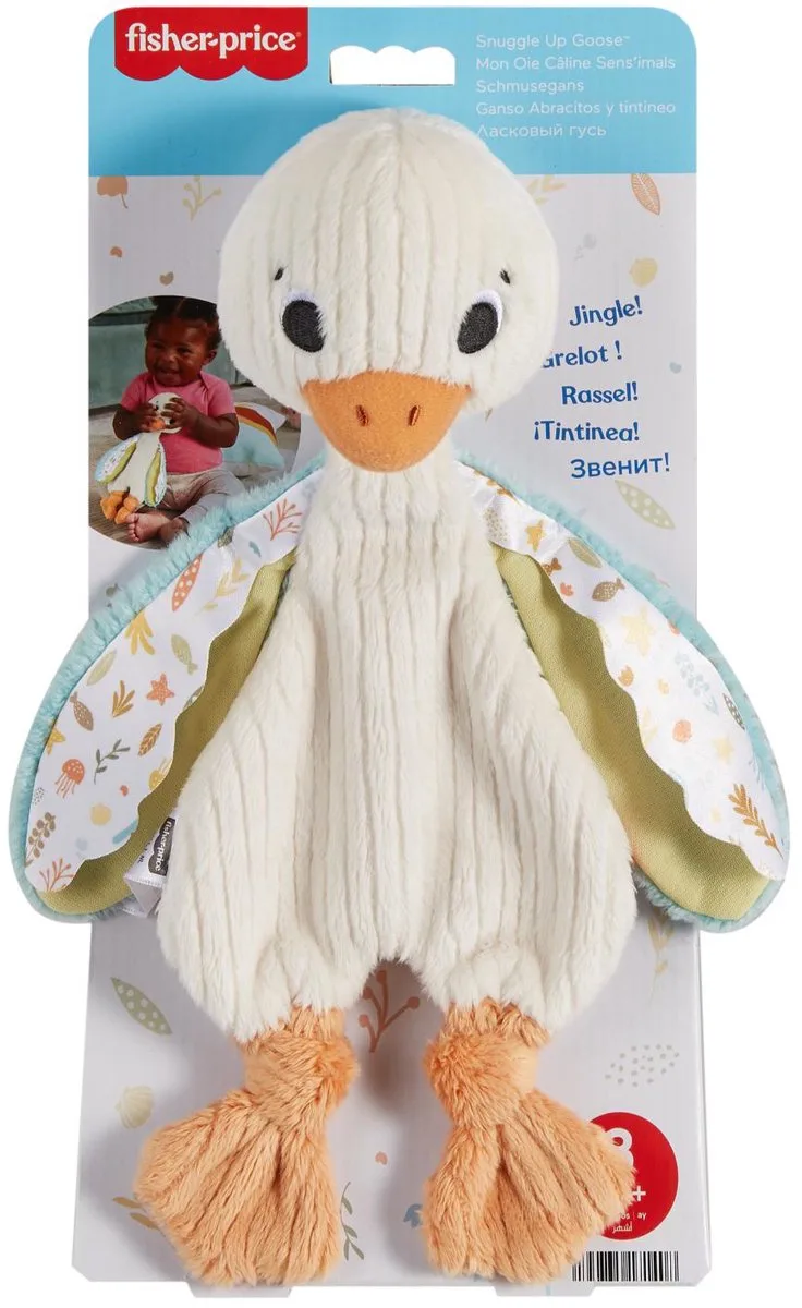 Knuffelgans - 25 cm - Knuffel von Fisher-Price in Gans – Produktfoto