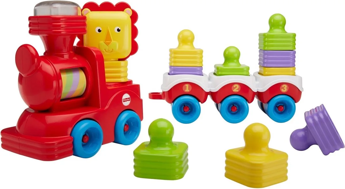kruip- en stapeltrein Jungle by Fisher-Price in Multicolour – product photo