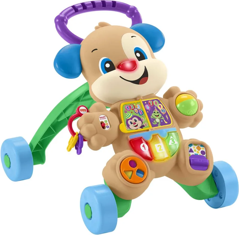 Lach En Leer Smart Stages - Leer Met Puppy Walker - Looptrainer van Fisher-Price in Meerkleurig – productfoto