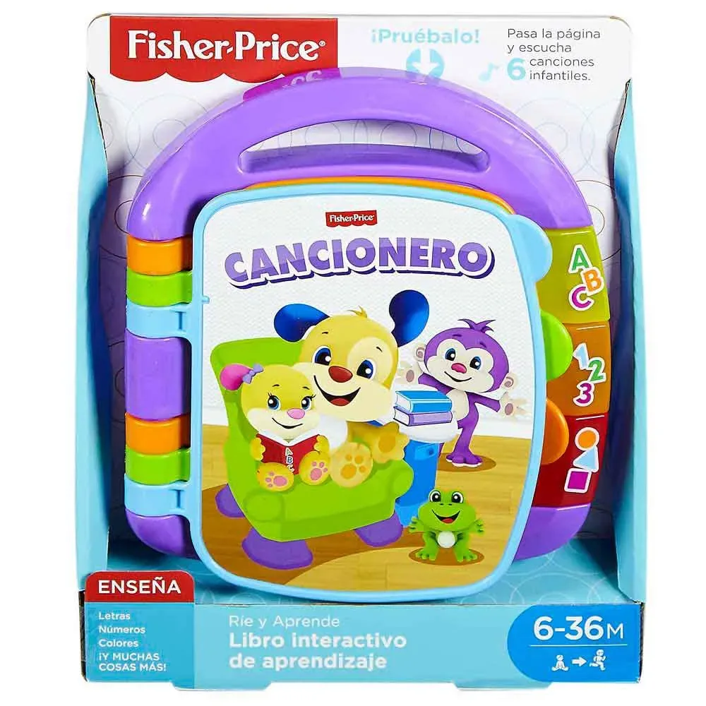 Grin Og Lær-historiebog Spansk fra Fisher-Price – produktbillede