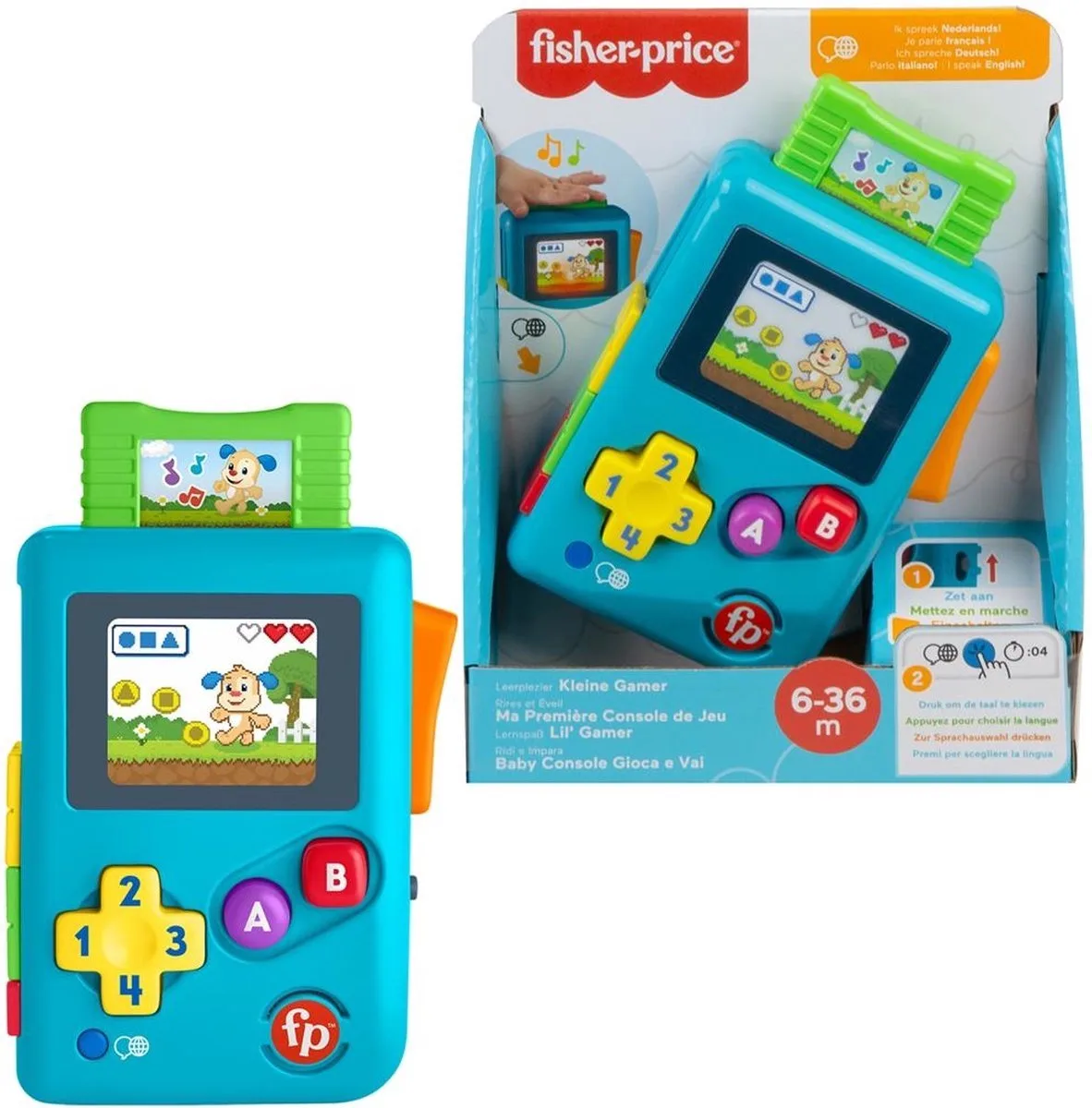 Leerplezier Gamen Meertalig van Fisher-Price in Meerkleurig – productfoto