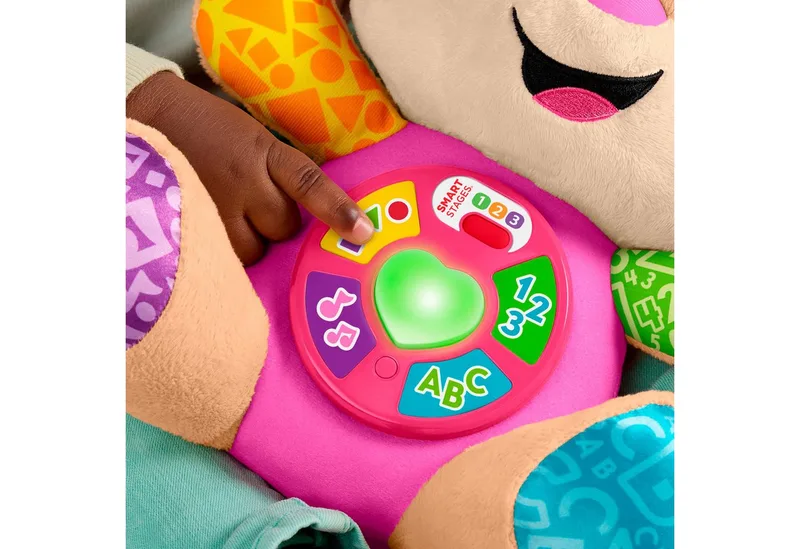 Leerplezier Meegroeispeelgoed Zusje - Muzikale Knuffel von Fisher-Price in Rosa – Produktfoto 3 von 5