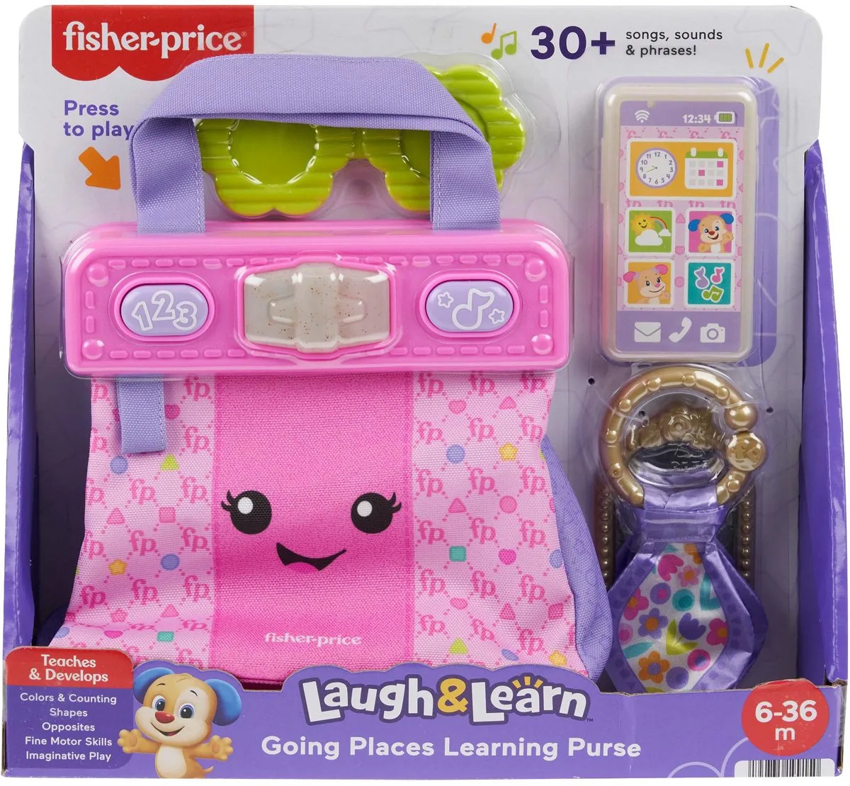 Leerplezier Op Stap Ontdekkingstas van Fisher-Price in Meerkleurig – productfoto