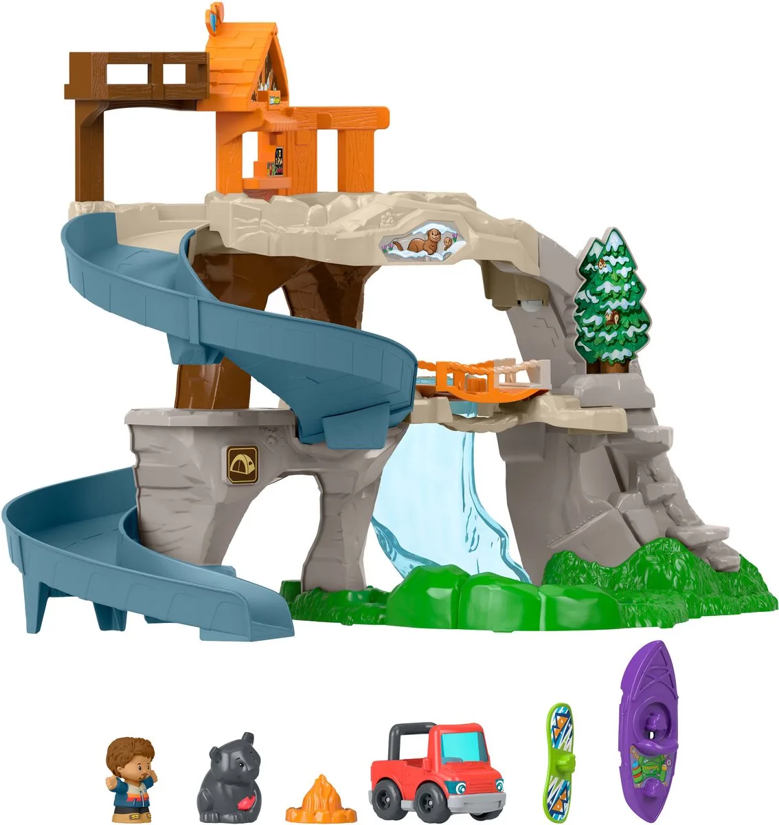Little People Ultieme Berg Speelset de Fisher-Price en Multicolore – photo du produit