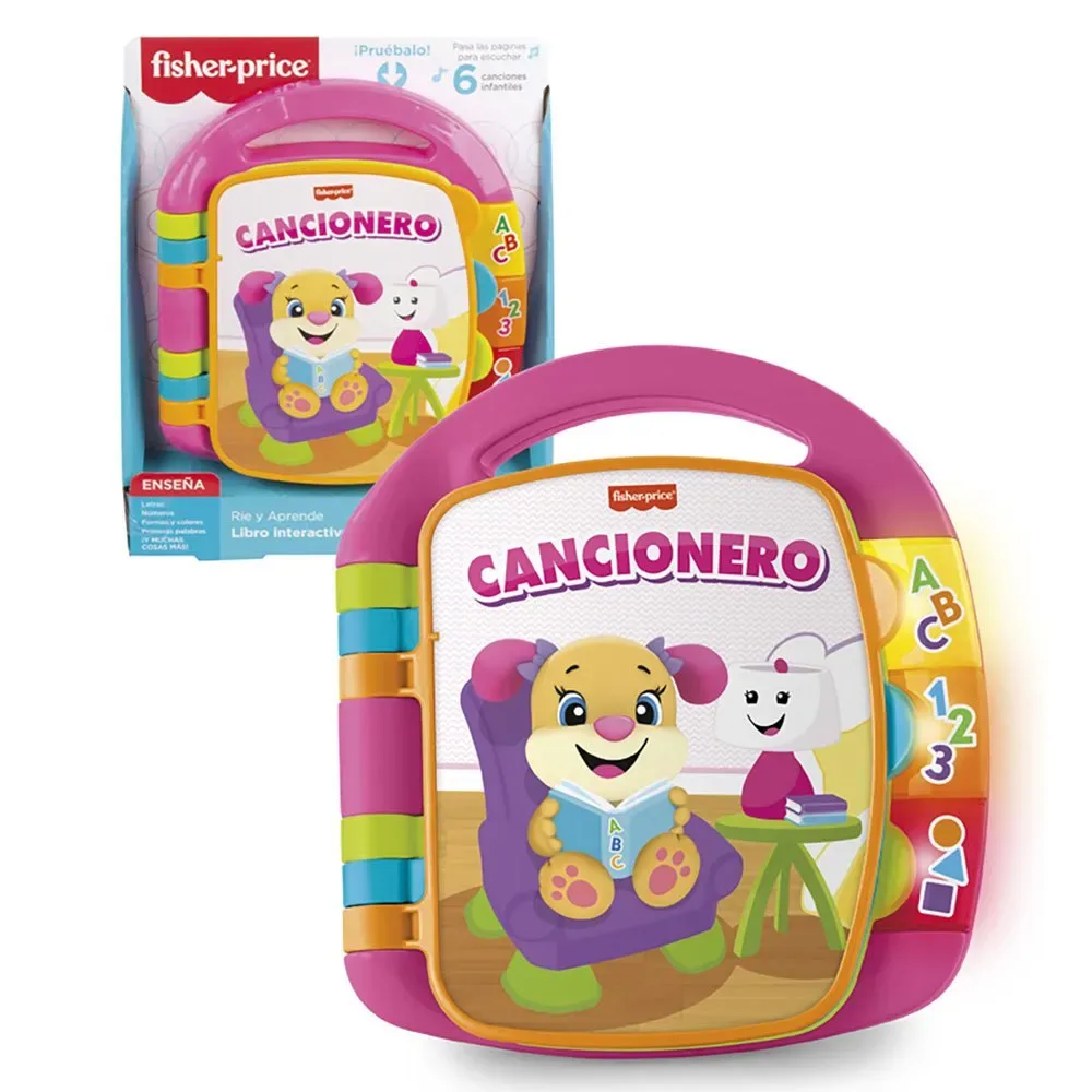 Interaktives Rosa Buch von Fisher-Price – Produktfoto