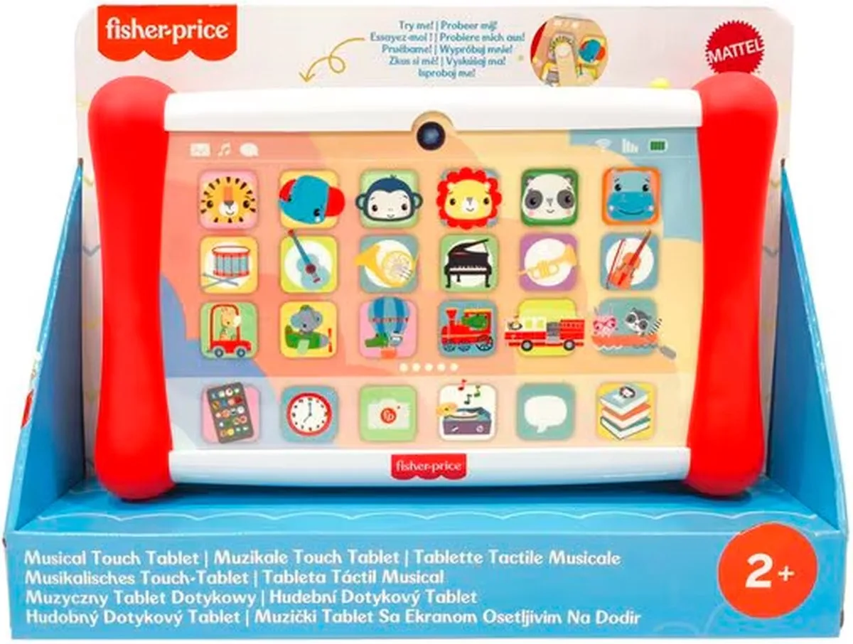 Musical Touch Piano von Fisher-Price in Rot, Weiß – Produktfoto