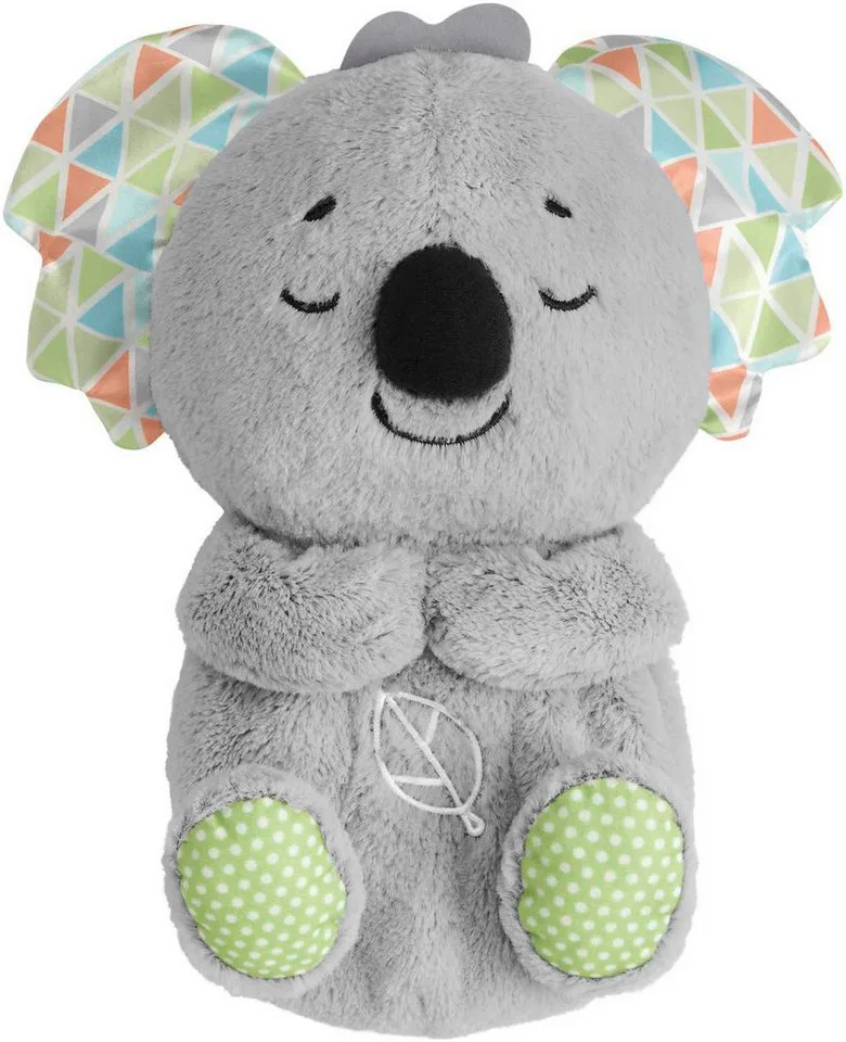 Plüschfigur Schlummer-Koala, Einschlafhilfe mit Musik, Naturgeräuschen und sanftem Licht van Fisher-Price in Grijs – productfoto