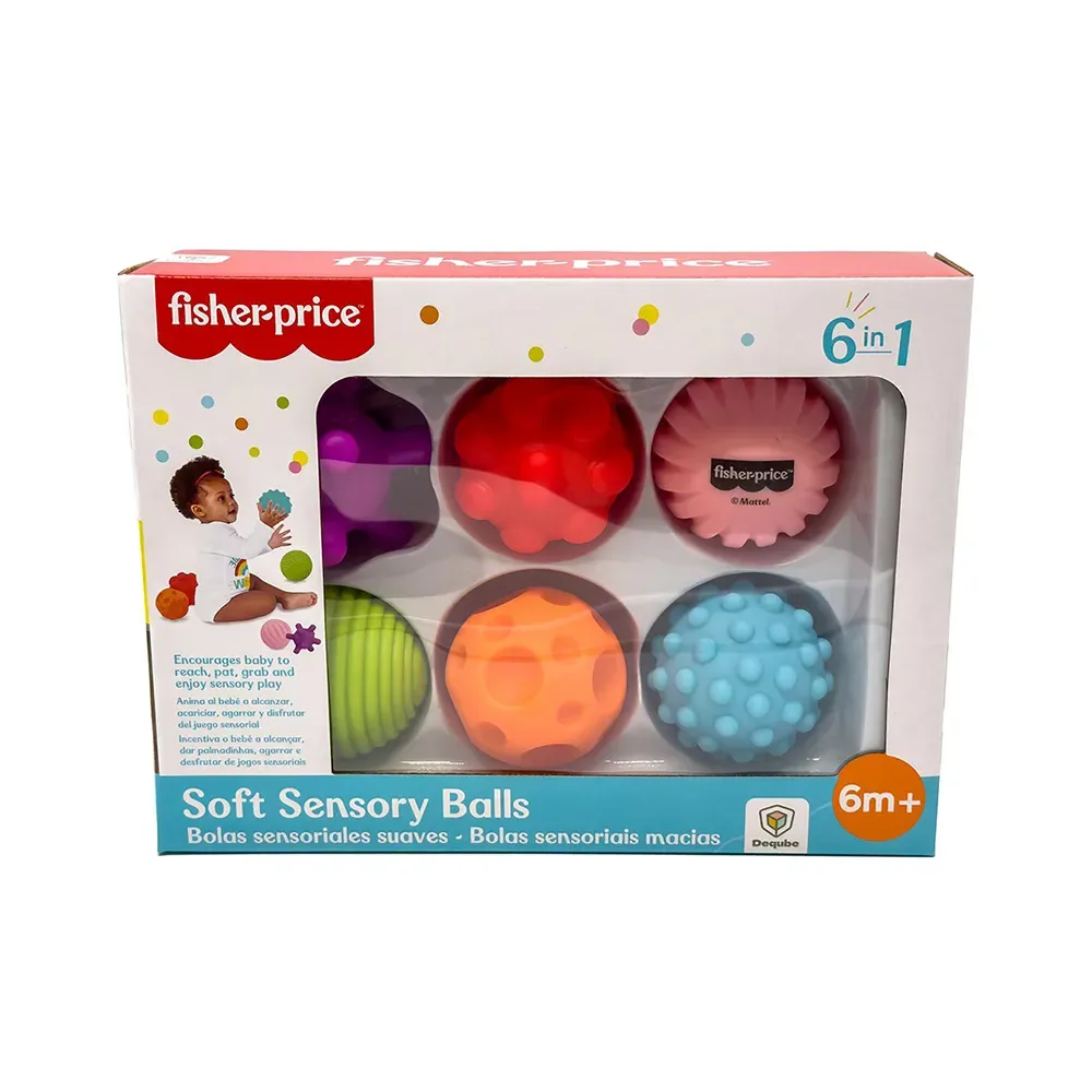 Set Van 6 Sensorische Ballen van Fisher-Price – productfoto