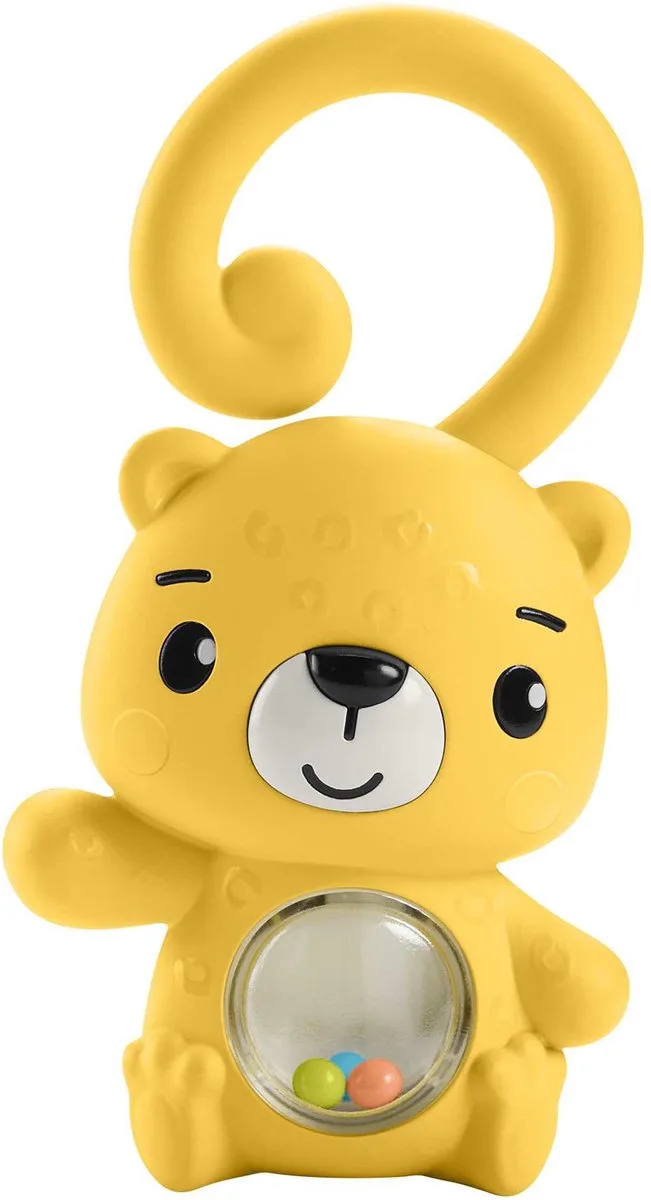 Shake & Rattle Leopard van Fisher-Price in Geel – productfoto