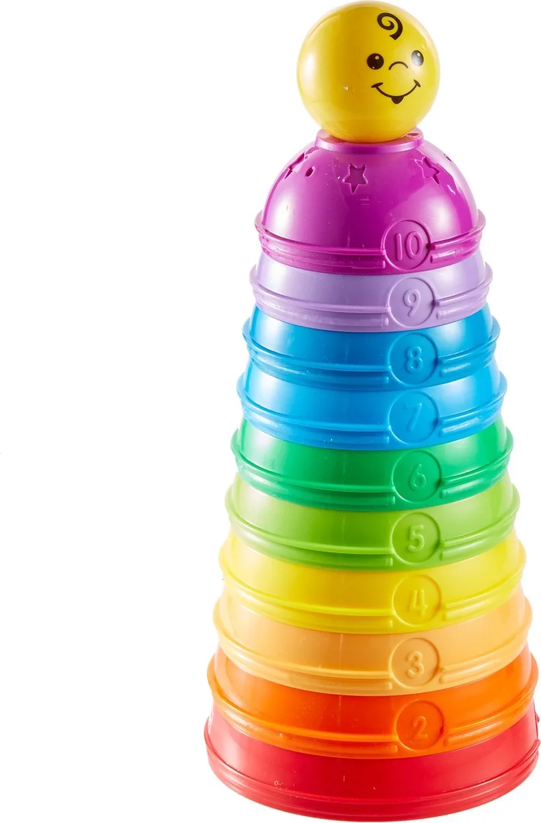 Stapel en Rol bekertjes de Fisher-Price en Multicolore – photo du produit