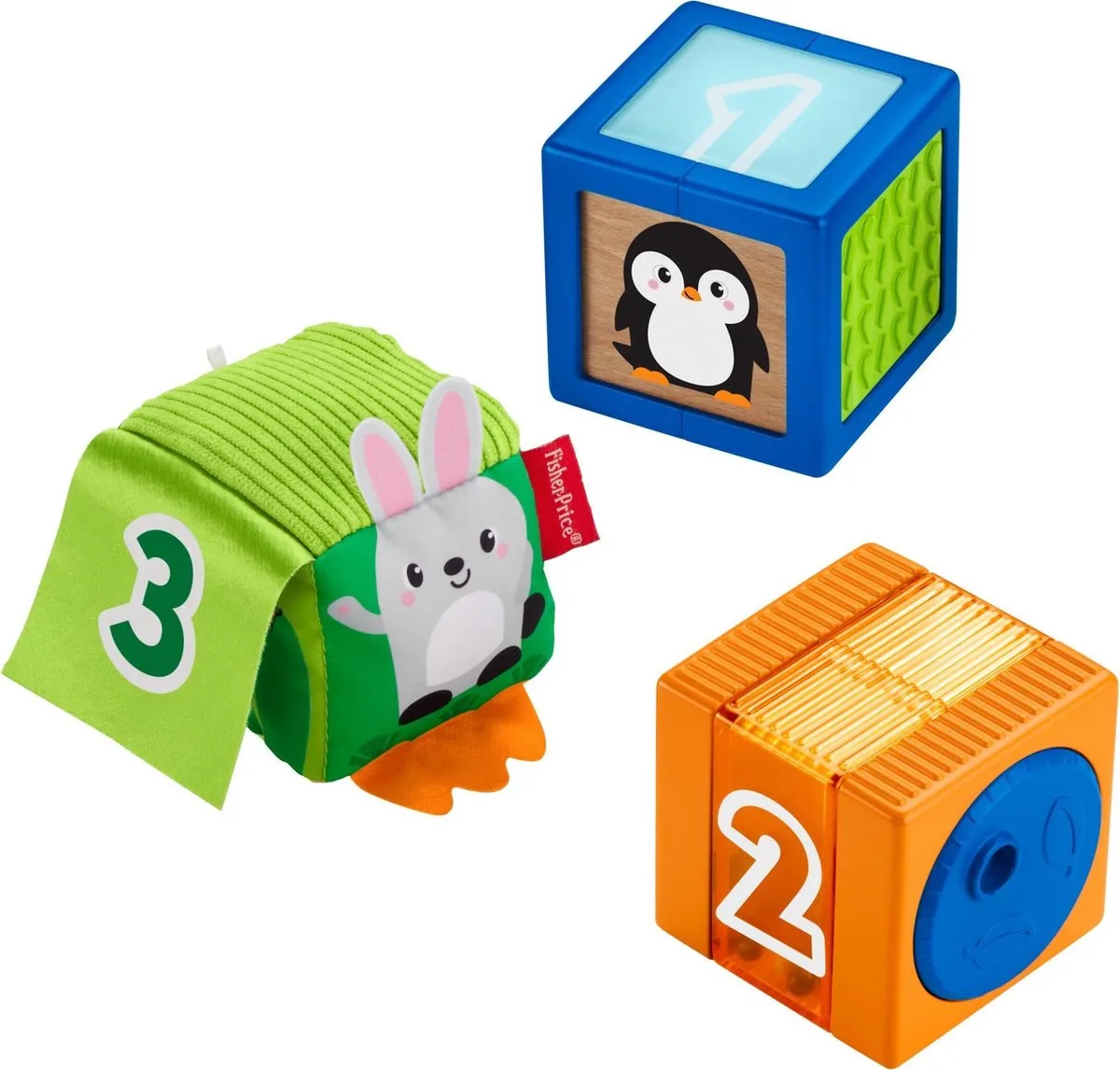 Stapel & Ontdek blokken de Fisher-Price en Orange – photo du produit