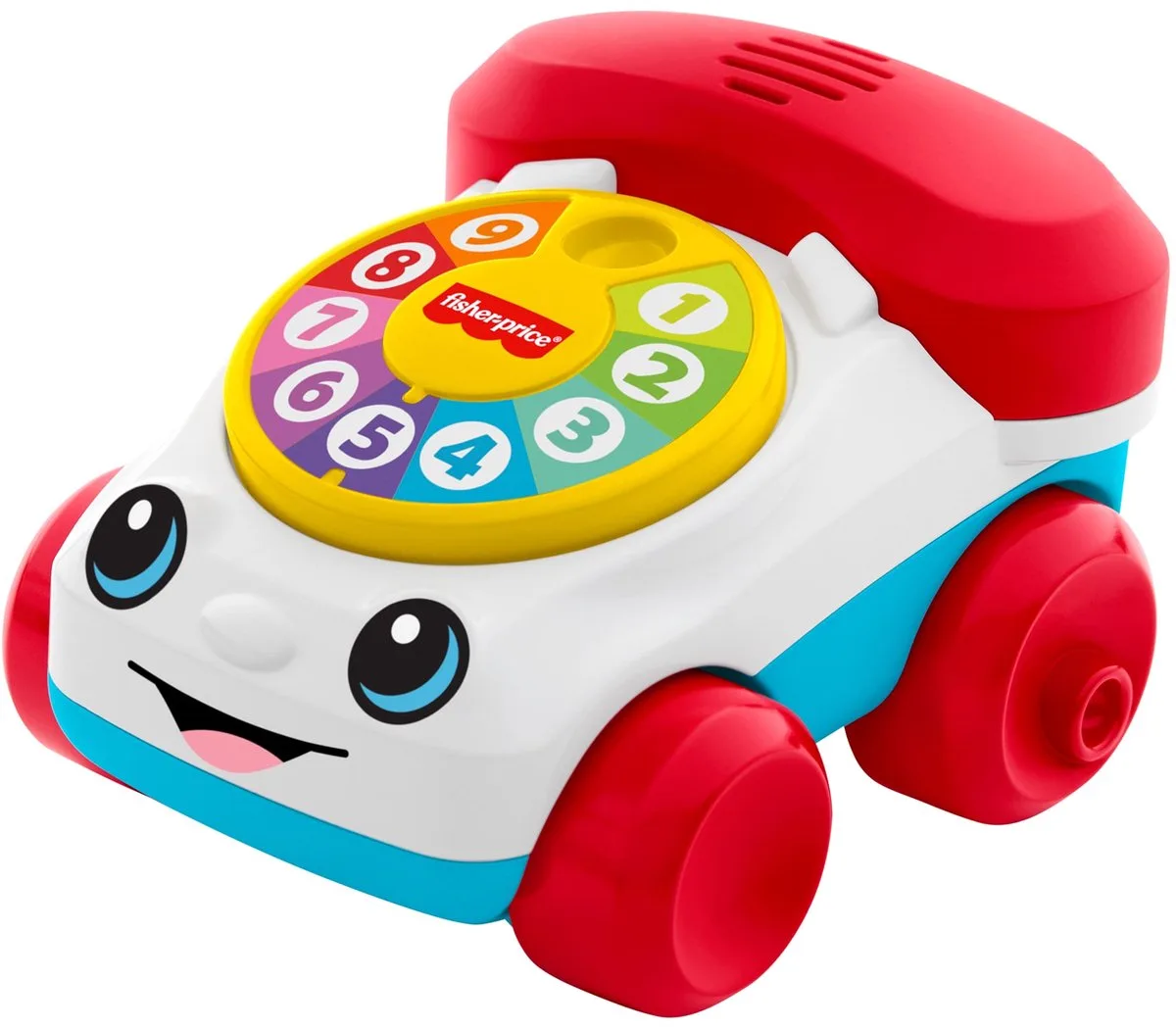 Telefoonvoertuig Duwspeelgoed met geluiden van Fisher-Price in Meerkleurig – productfoto