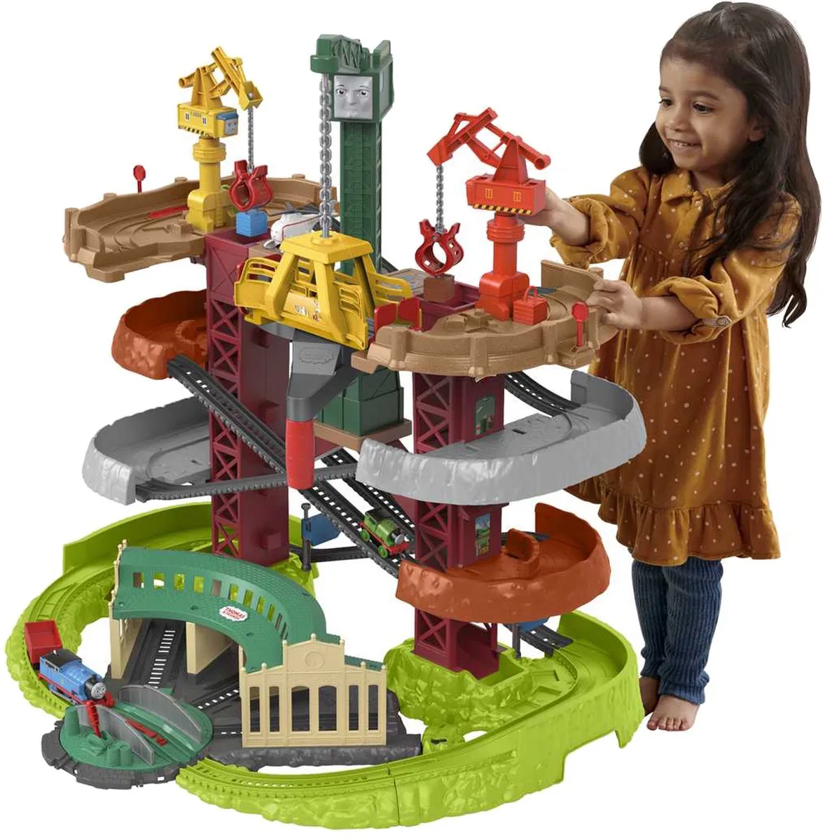 thomas and friends trains and cranes super tower de Fisher-Price en Multicolore – photo du produit