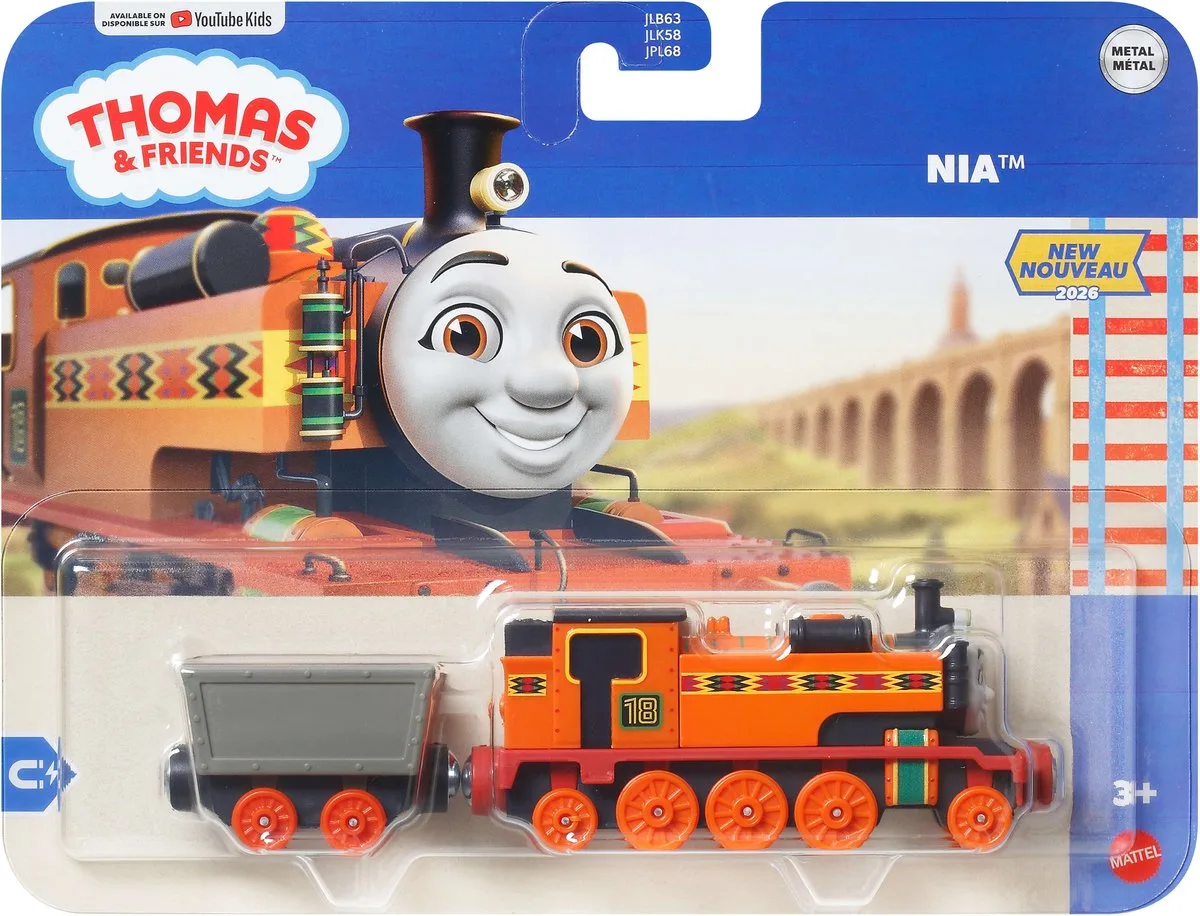 Thomas de Trein - Nia - Deluxe metalen set fra Fisher-Price i Flerfarvet – produktbillede