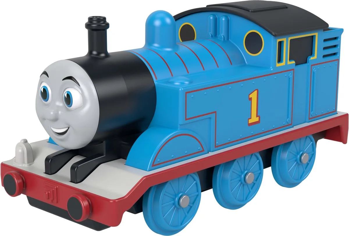 Thomas de Trein - Story Talkers Thomas - Pratende locomotief fra Fisher-Price i Blå, Sort – produktbillede