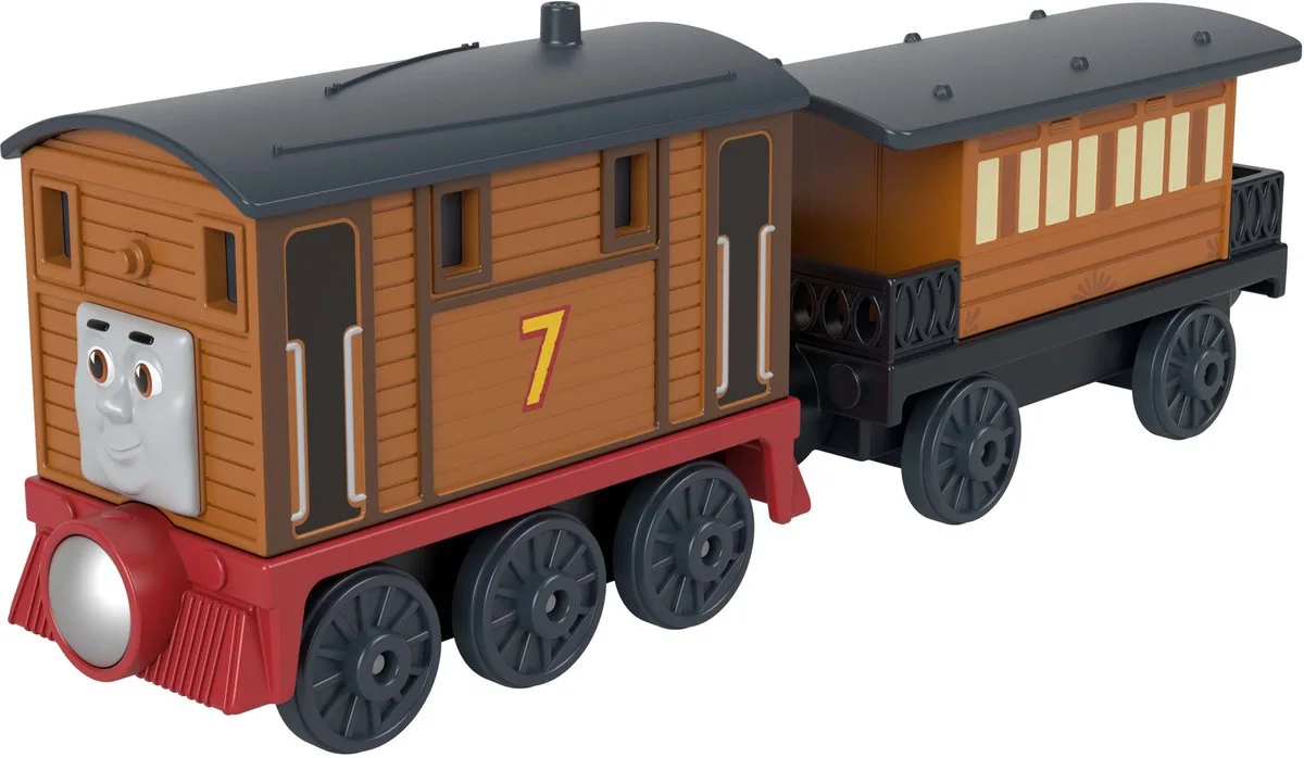 Thomas de Trein - Toby & Henrietta - Deluxe metalen set von Fisher-Price in Mehrfarbig – Produktfoto