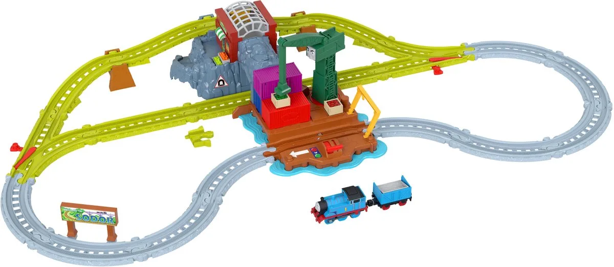 Thomas Tog Cranky Delivery Togbane Thomas Tog togbane JLL40 fra Fisher-Price i Flerfarvet – produktbillede