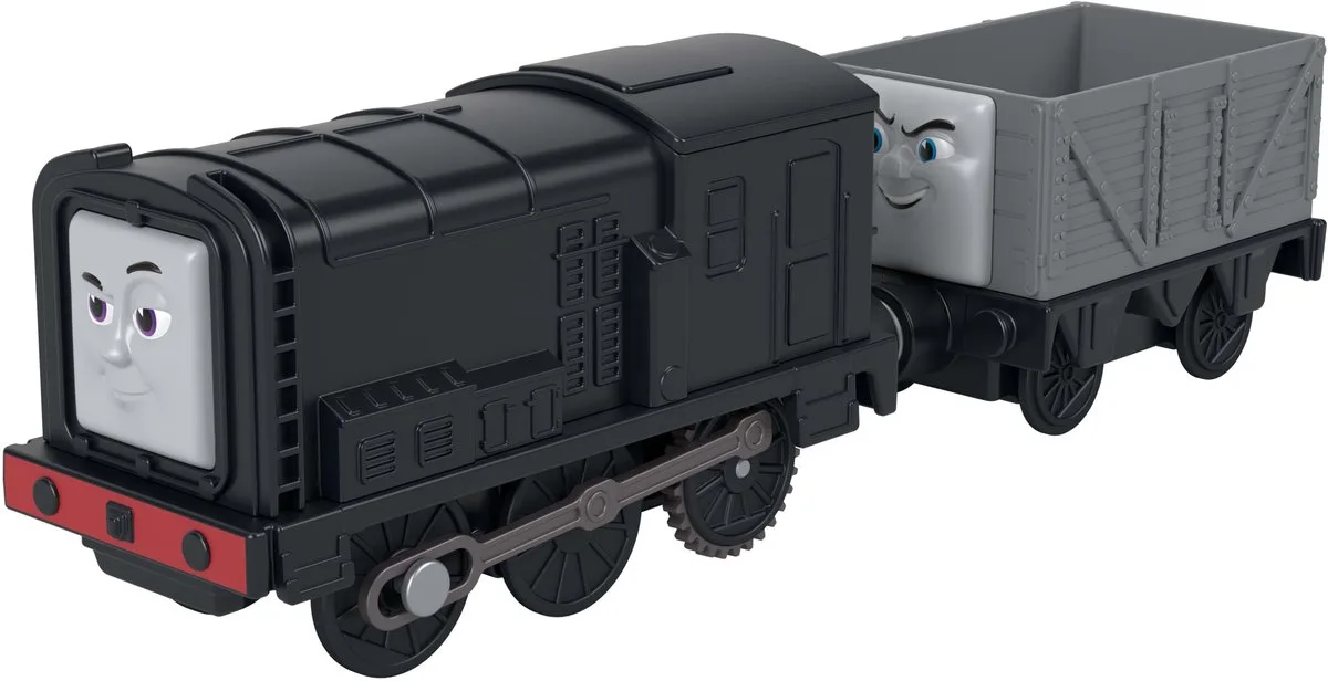 Thomas & Friends Motorized Diesel & Troublesome Truck Engines fra Fisher-Price i Grå, Sort – produktbillede
