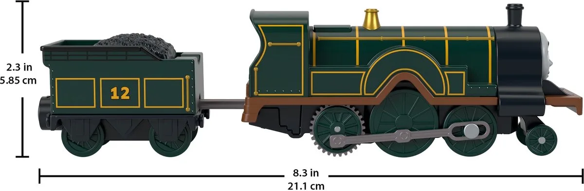 Thomas & Friends Motorized Emily Engine fra Fisher-Price i Grøn, Sort – produktbillede