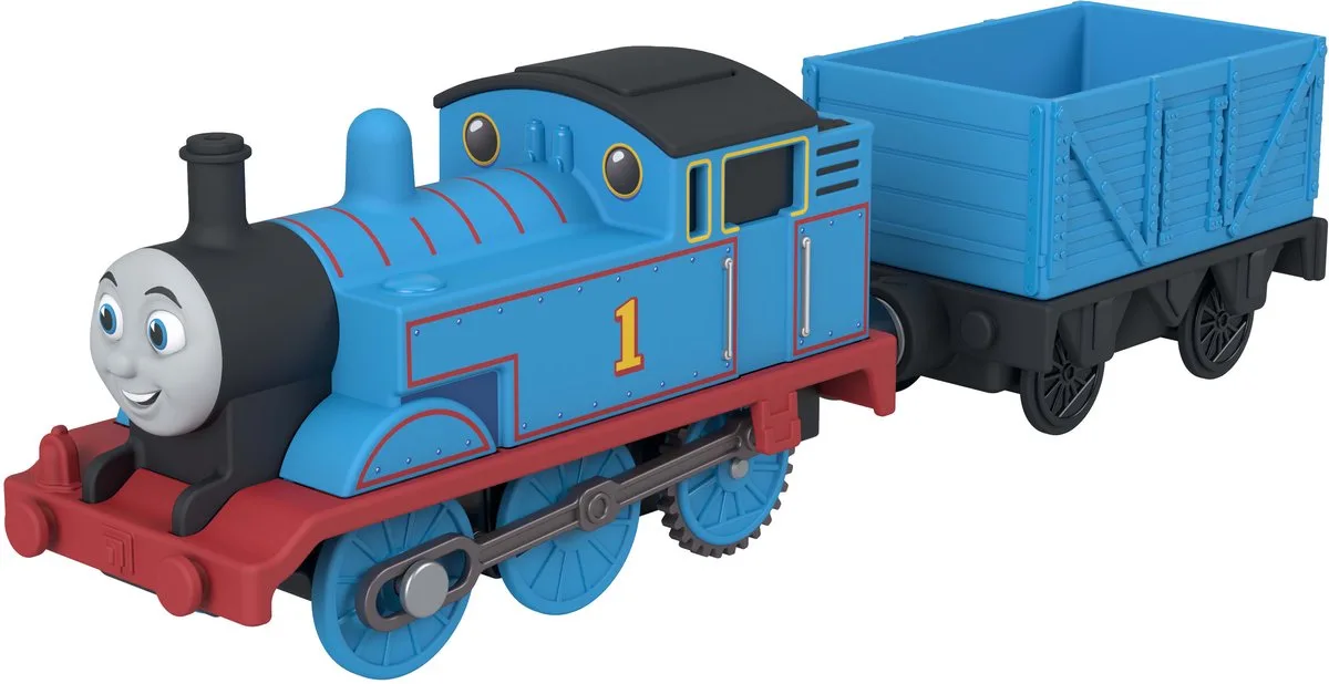 Thomas & Friends Motorized Thomas Engine de Fisher-Price en Bleu, Rouge – photo du produit