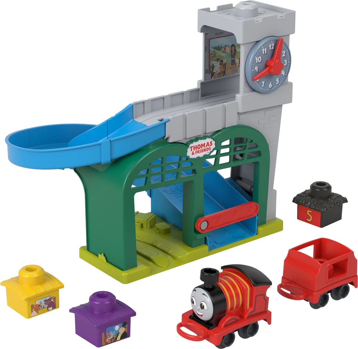 THOMAS & FRIENDS: MY FIRST KNAPFORD STATION. de Fisher-Price en Multicolore – photo du produit