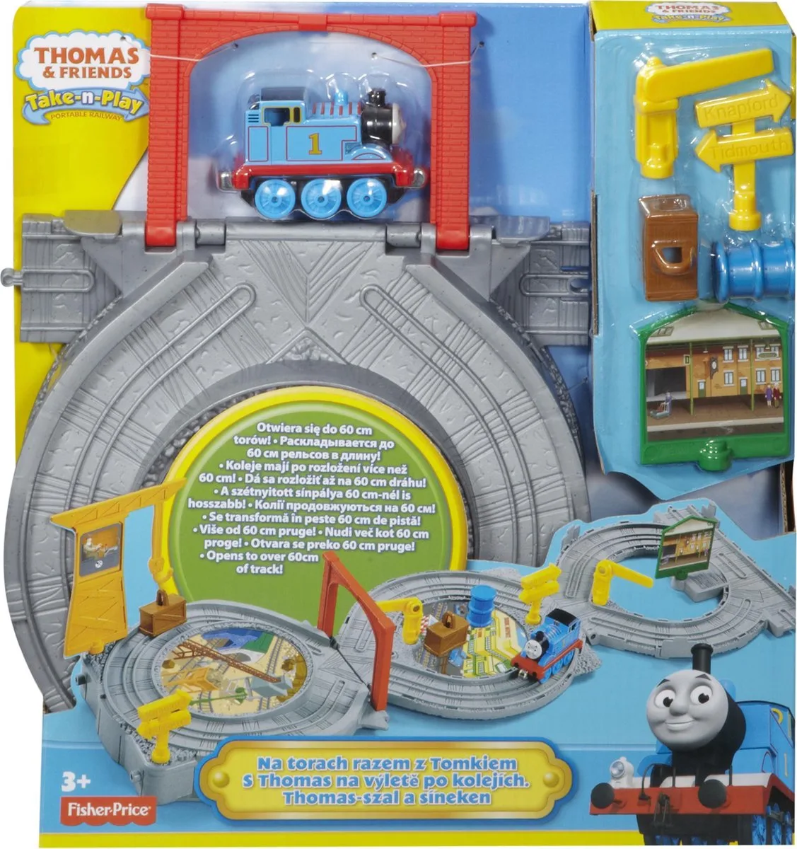 THOMAS TRAVEL ROND DE RAILS SPEELSET de Fisher-Price en Gris – photo du produit
