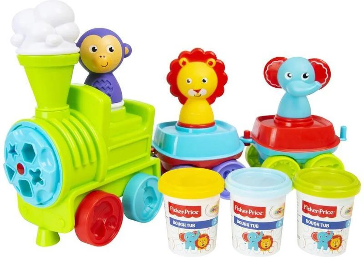 Trein Deeg Klei Set fra Fisher-Price i Flerfarvet – produktbillede
