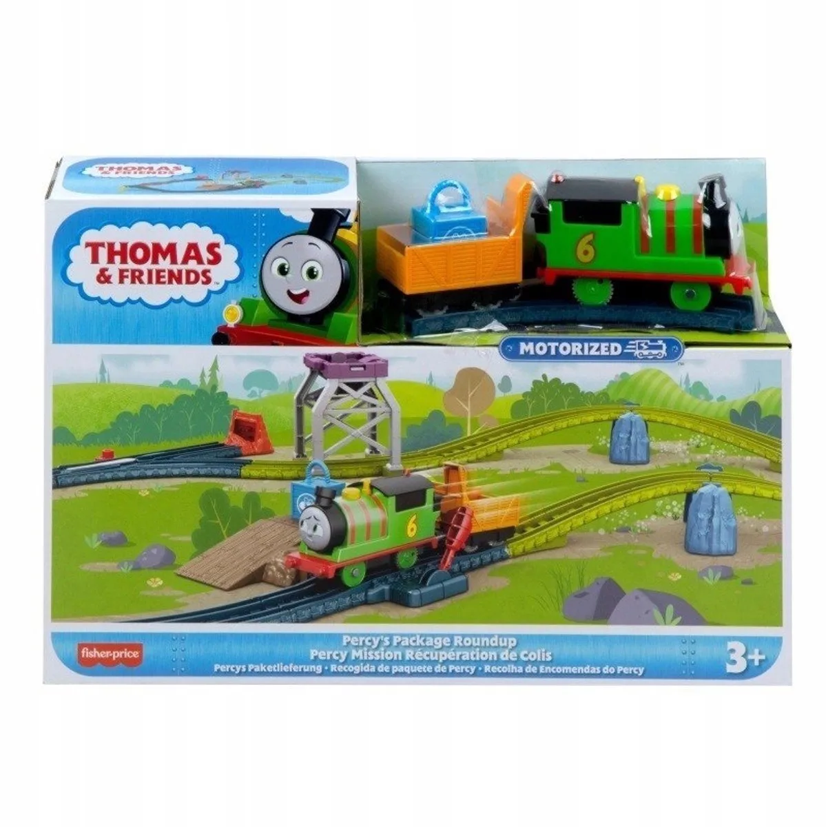 Treinset met Locomotief voor Kinderen - Avontuurlijke Spoorbaan von Fisher-Price in Schwarz – Produktfoto