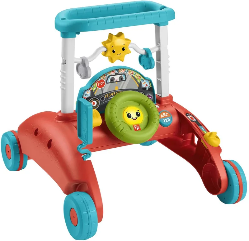 Tweezijdige loopwagen - Peuter speelgoed met geluiden von Fisher-Price in Mehrfarbig – Produktfoto