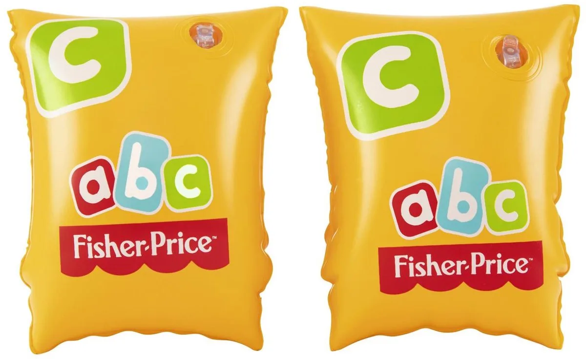 Zwembandjes / Zwemvleugeltjes - 3-6 Jaar 25 X 15 cm från Fisher-Price i Gul – produktbild
