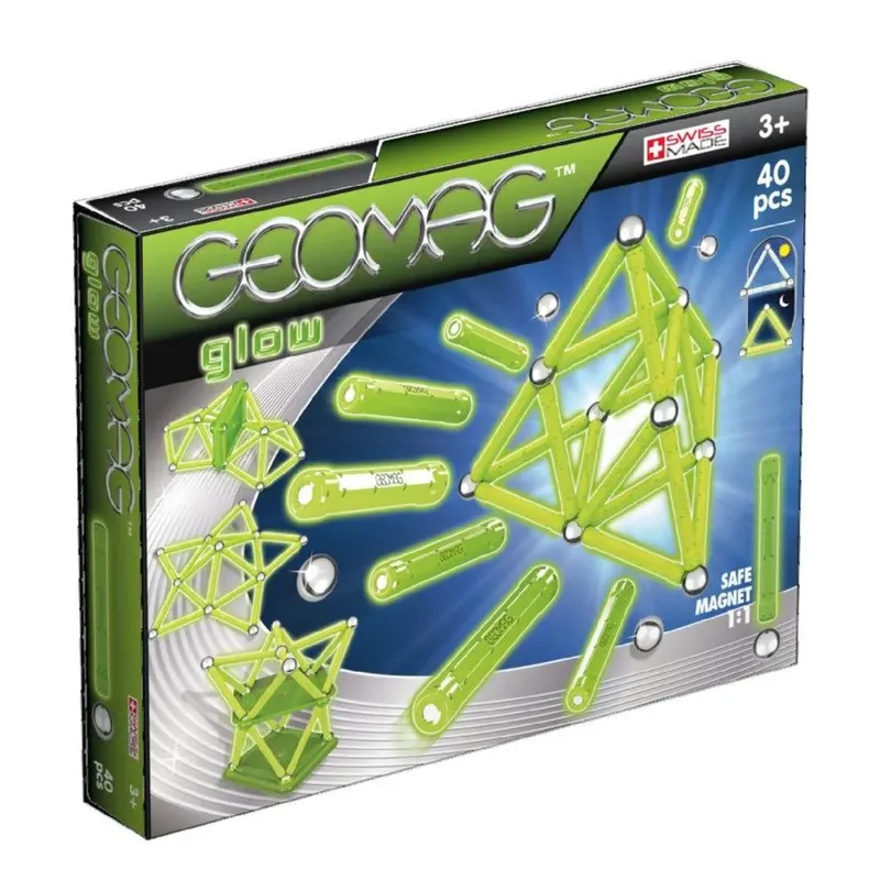 Color GLOW 40 Teile von Geomag – Produktfoto