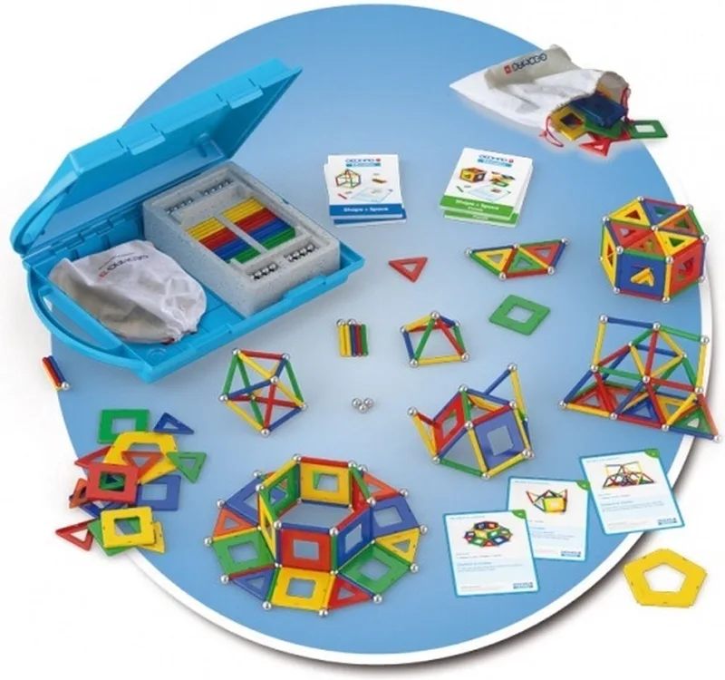 Education Set Shape&Space Panels 244 delig by Geomag in Blauw – product photo