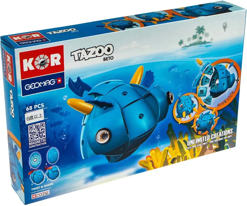 Kor Tazoo Beto de Geomag en Blauw – photo du produit