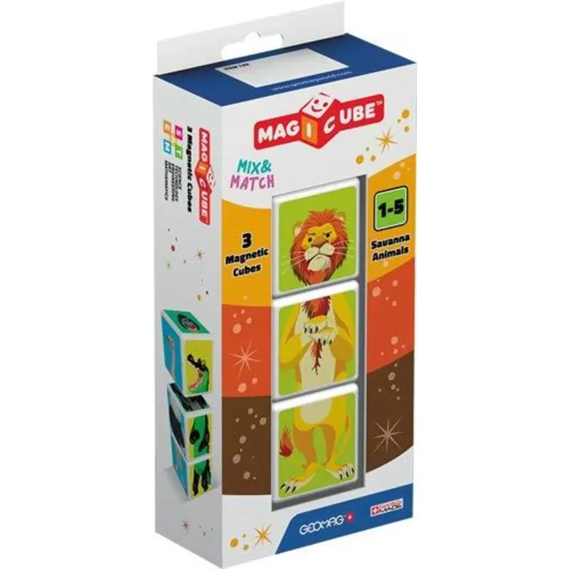 MAGICUBE Savanne, 3 Würfel by Geomag – product photo