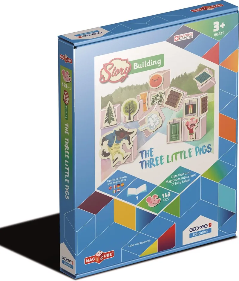 Magicube Story Building Three Little Pigs 143-delig by Geomag in Multicolor – product photo