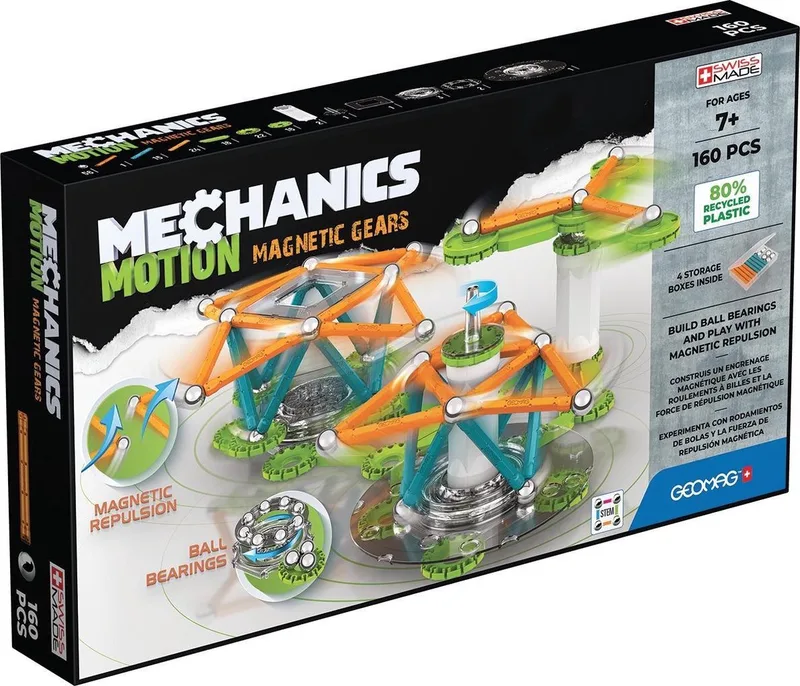 Mechanics Motion RE 3Magnetic Gears 160 delig von Geomag in Mehrfarbig – Produktfoto