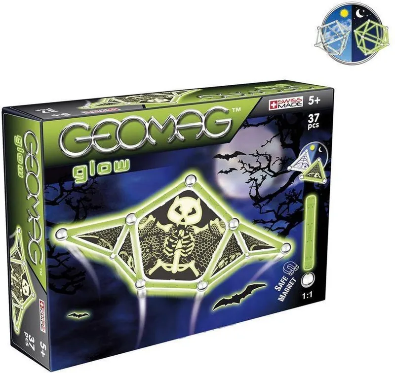 Panelen - Glow in the dark 37dlg. fra Geomag i Multi – produktbillede