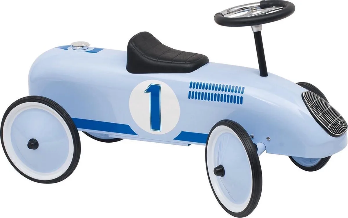 Blauwe Loopauto van Goki in Blauw – productfoto