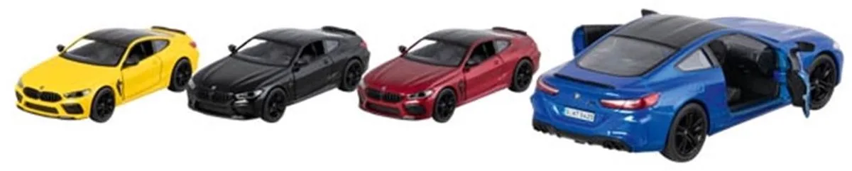 BMW speelgoedauto M8 schaalmodel 1:38 multicolor. by Goki in Multicolour – product photo