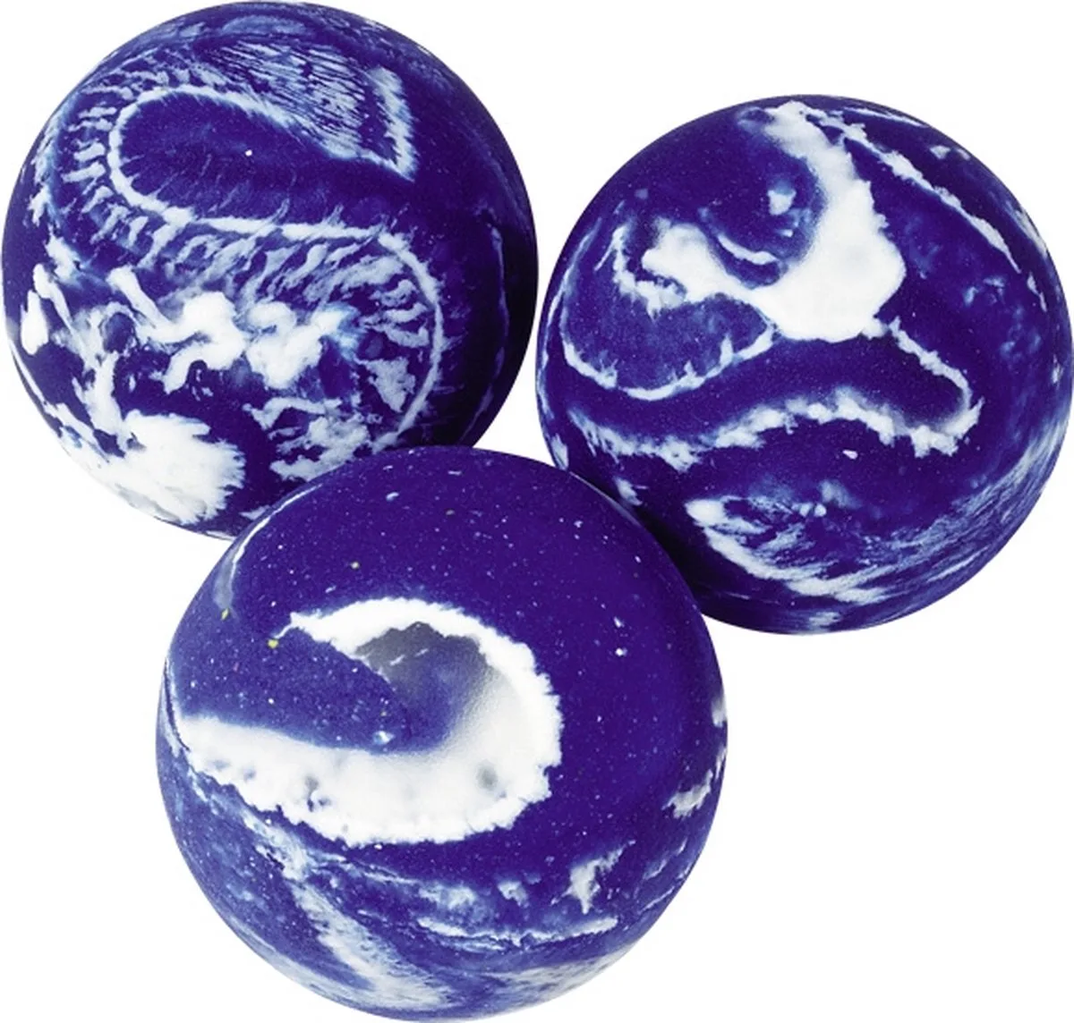 Bouncing ball - space, glow-in-the-dark Stuiterbal från Goki i Blå – produktbild