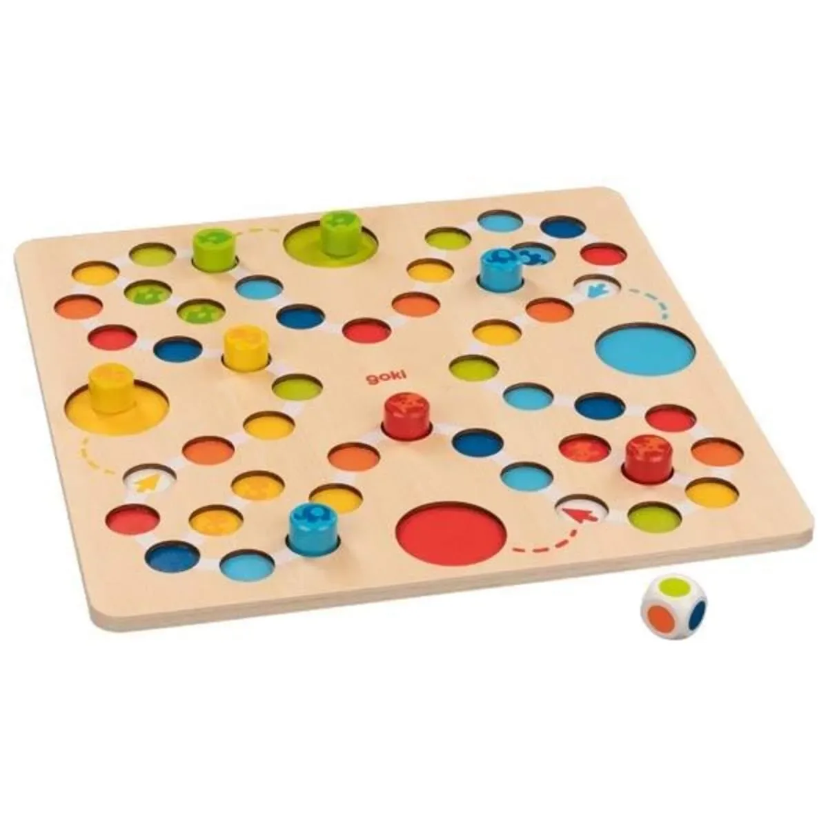 Brettspiel Mein erstes Ludo von Goki – Produktfoto