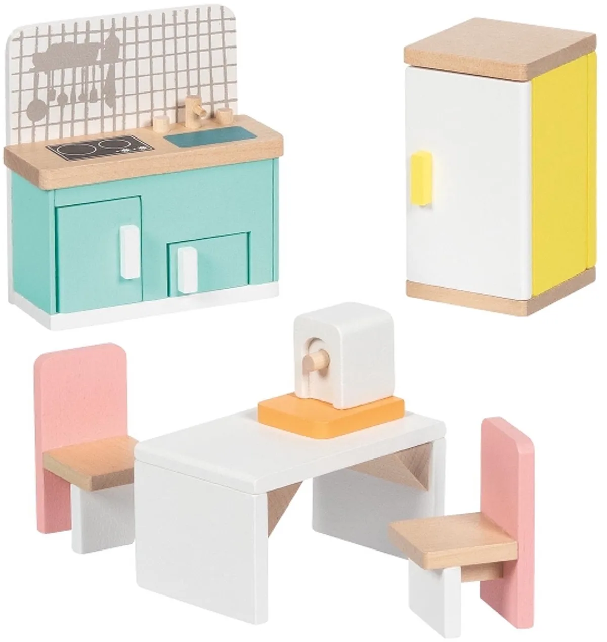 Copenhagen doll furniture series kitchen de Goki en Multicolore – photo du produit